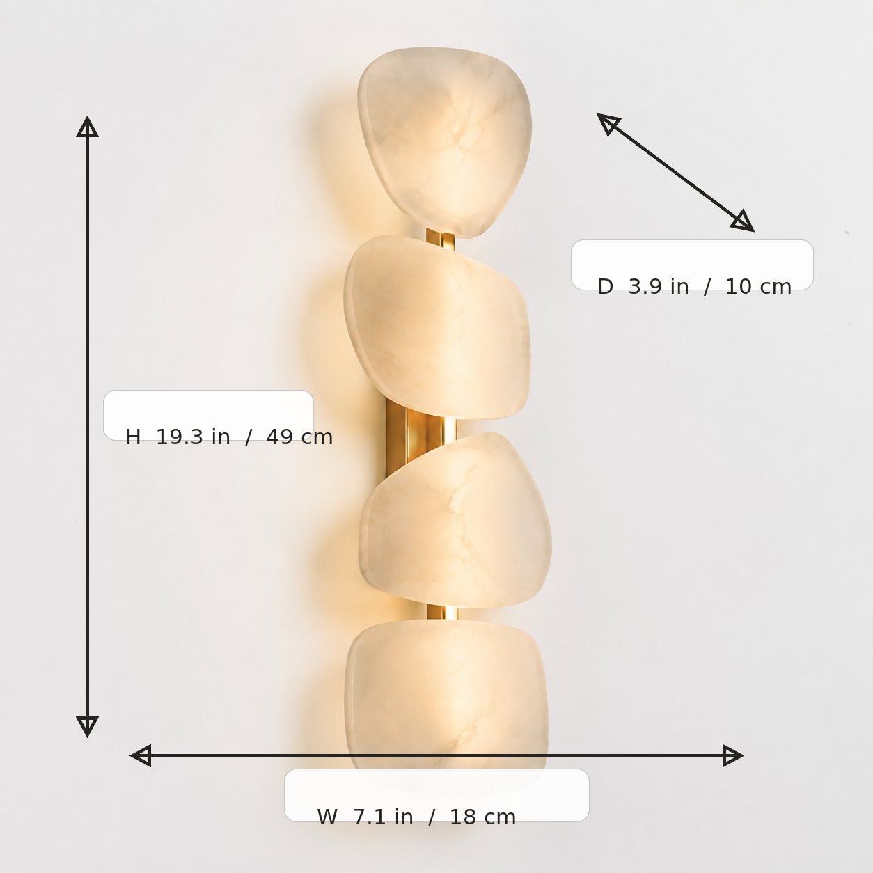 Oryn Column Sconce