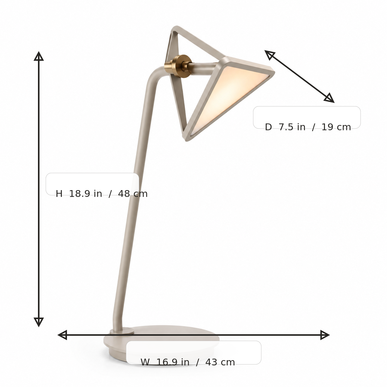 Cael Prism Task Lamp
