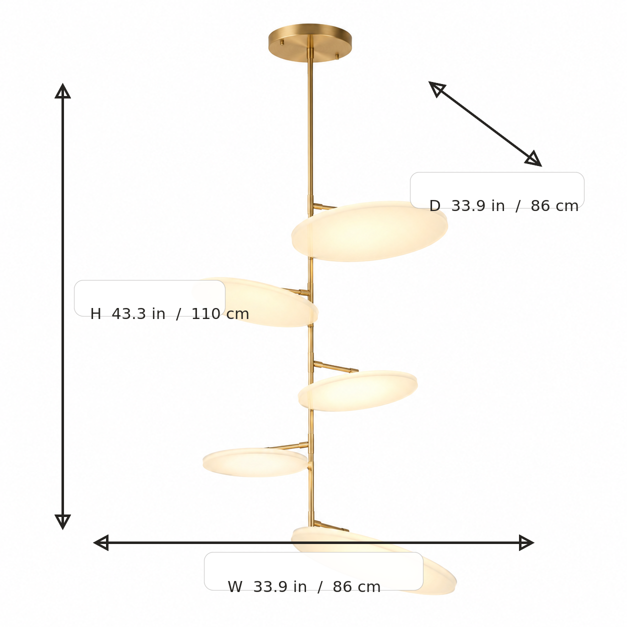 Vaelis Halo Chandelier
