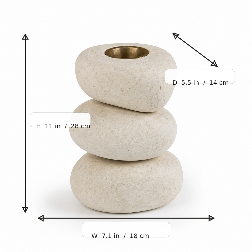 Ossa Cairn Candleholder