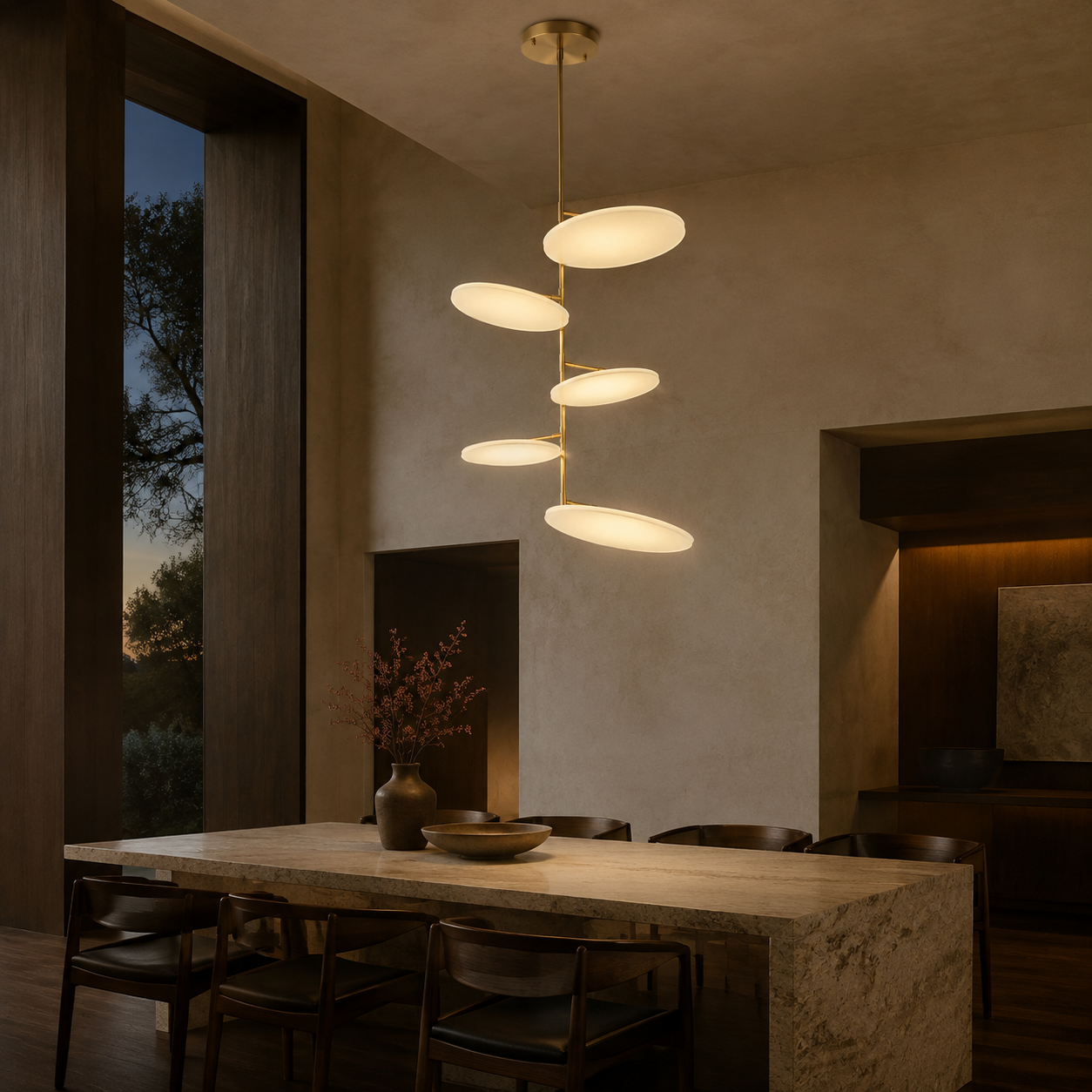 Vaelis Halo Chandelier