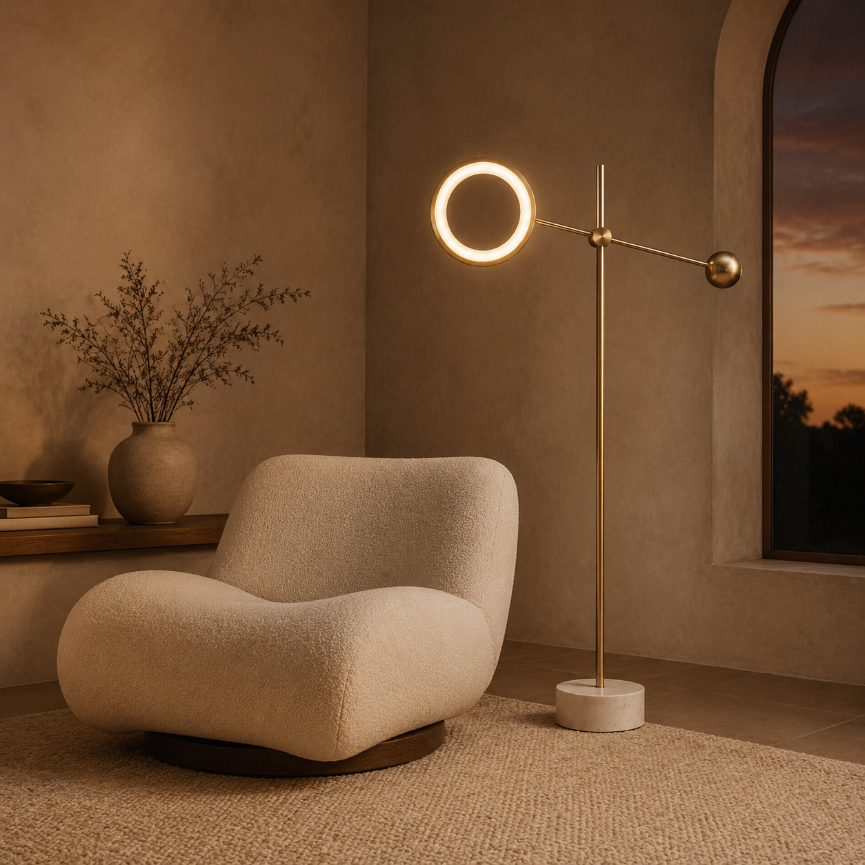 Solune Balance Floor Lamp