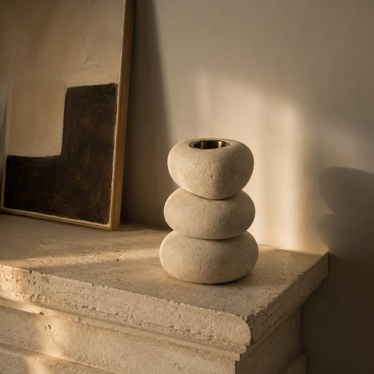 Ossa Cairn Candleholder